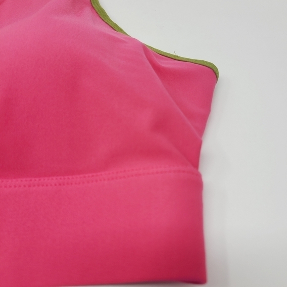 Fabletics | Women's Pink and Green Sienna High Impact Sports Bra (Size 2X) - Picture 5 of 13